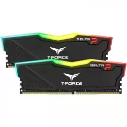 Team T-Force Delta RGB Black 16 GB (2x8) 3600 MHz DDR4 CL16 TF3D416G3600HC18JDC01 Ram