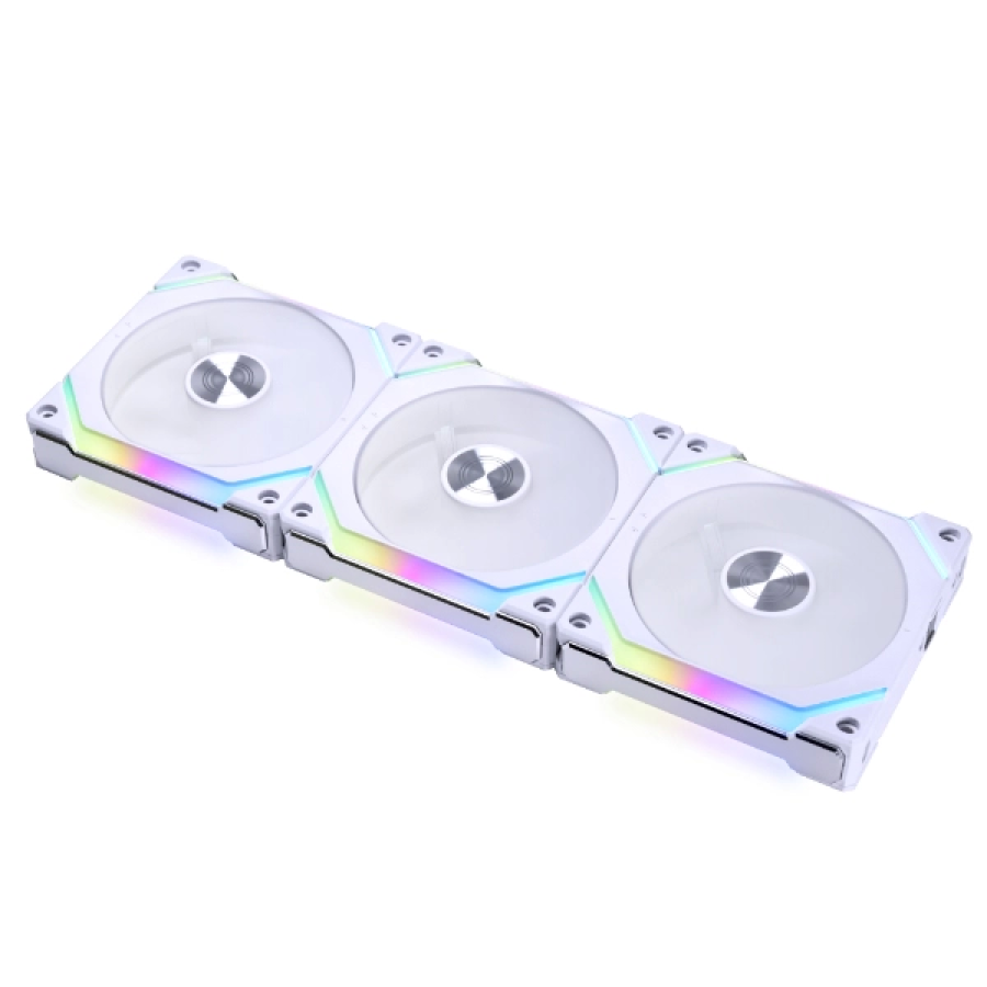 Lian Li Uni Fan Sl120-v2 White 3x120mm Rgb Beyaz Kasa Fanı - Gençer Gaming