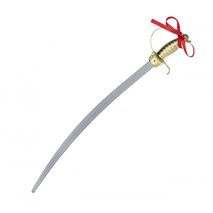 Altın Renk Kabzalı Zararsız Oyuncak Şövalye Kılıcı – 68 Cm (plastik)