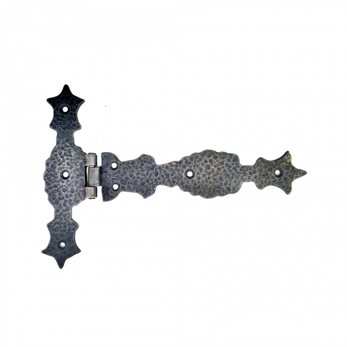 Antika Tarz Dekoratif Pirinç Kuyruklu Zambak Menteşe - 175x248 Mm, Oksit