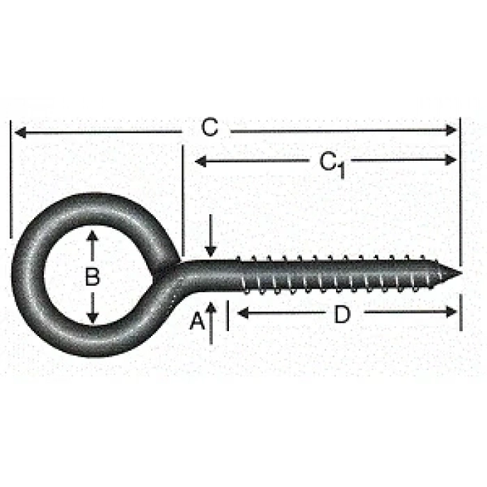 Kaynaklı Vida 8x160 - 50 Adet