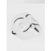 Beyaz Renk Pembe Yanaklı İthal V For Vendetta Maskesi