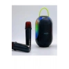Bluetooth Çift Mikrofonlu Kablosuz Karaoke Rgb Işıklı Yüksek Sesli Müzik 4 Ses Degıstırme