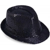 Çocuk Boy Siyah Payetli Şapka Gösteri Şapkası Michael Jackson Şapkası 54 No