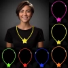 Glow  Yıldız Kolye - Glow Kolye - Glow Partisi Yıldız Kolye 6 Adet