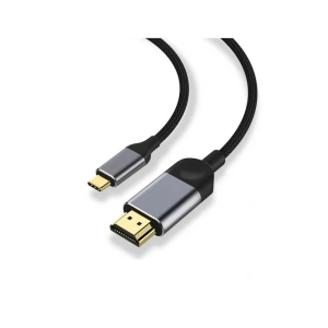 3 Metre 8 Gbps Hız 4k/30 Hz Type C To Hdmı Çevirici Dönüştürücü Tv Telefon Pc Hasır Bağlantı Kablosu
