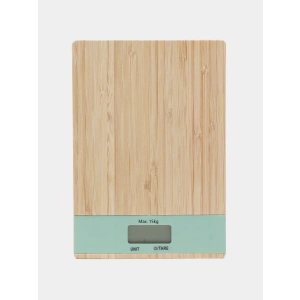 Ahşap Lüks Dijital Ekranlı 15 Kg 1 Gr Çok Şık Hassas Elektronik Mutfak Terazisi