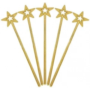 Altın Renk Yıldız Peri Asası Peri Değneği 34 Cm 1 Adet