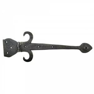 Antika Tarz Dekoratif Pirinç Kuyruklu Çanak Menteşe - 137x390 Mm, Oksit