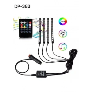 Araç İçi Ayak Altı Ses Duyarlı Şerit Led 4lü Set