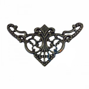 Dekoratif Köşe Süsü, Köşelik - Büyük, 31x55mm, Antik, 100 Adet