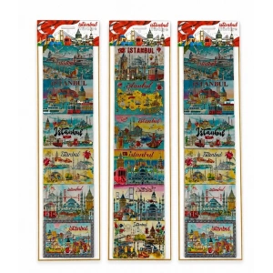 İstanbul Temalı Silikon Buzdolapı Süsü Magnet 6lı Set Alk5809