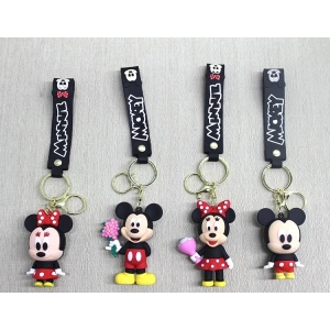 Miki Ve Mini Maus Silikon Anahtarlık Alk4262