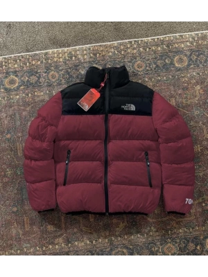 Erkek Parçalı Şişme Mont - Bordo