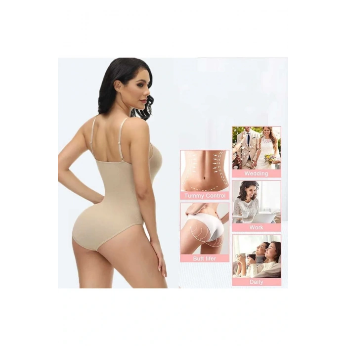 Ayarlanabilir Askılı Alttan Kancalı Inceltici Bölgesel Toparlayıcı Badi Zıbın Korse