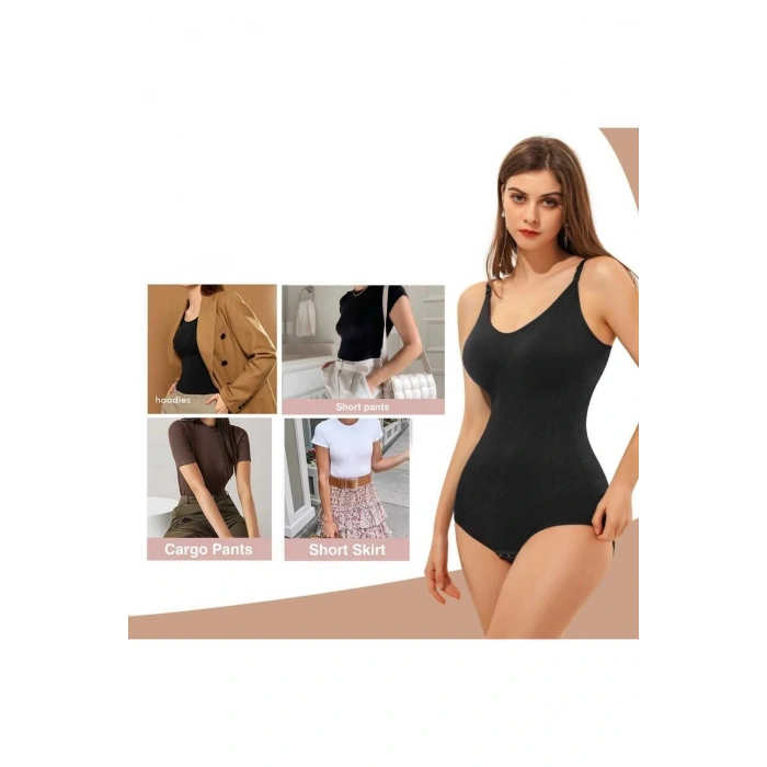 Ayarlanabilir Askılı Alttan Kancalı Inceltici Bölgesel Toparlayıcı Badi Zıbın Korse