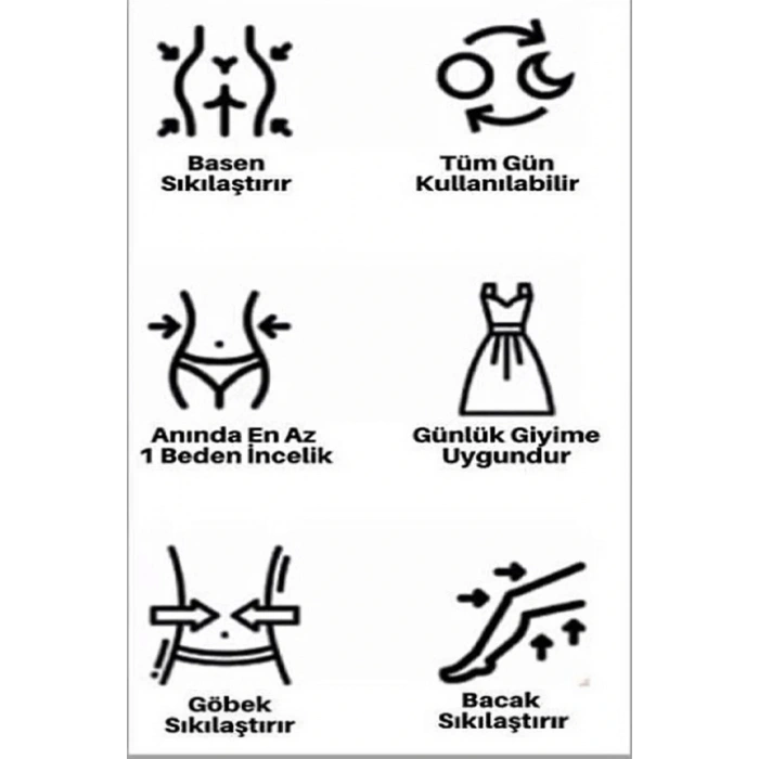 Kadın Korse Göbek,basen,göğüs,kalça Için Tüm Vücut Sıkılaştırıcı Tam Boy Toparlayıcı Korse H6325