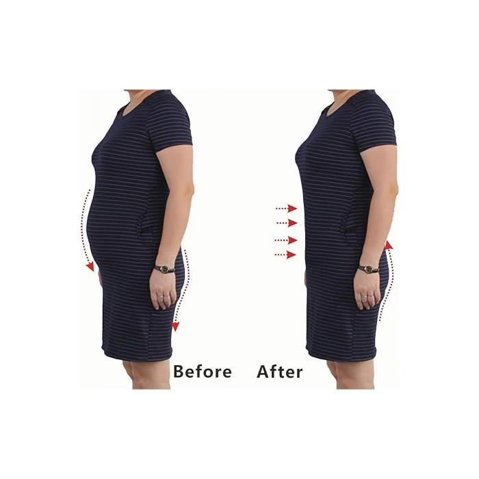 Iki Beden Inceltici Ve Basen Inceltici Yüksek Bel Slip Korse