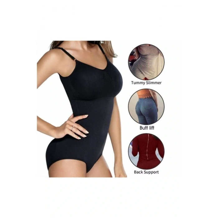 Kadın Dikişsiz Body Zıbın Korse