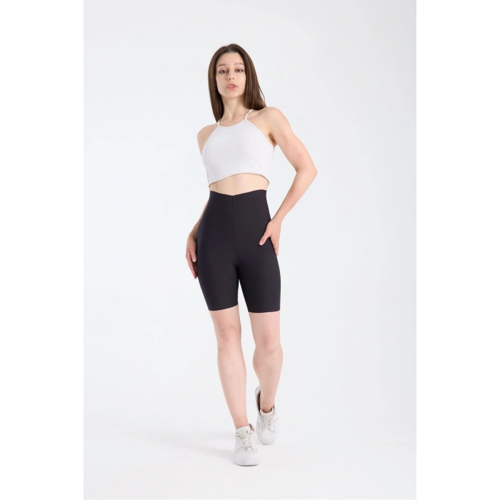 Silikon Bantlı Yüksek Bel Etkili Toparlayıcı Lazer Kesim İz Yapmayan Hayalet Paçalı Korse