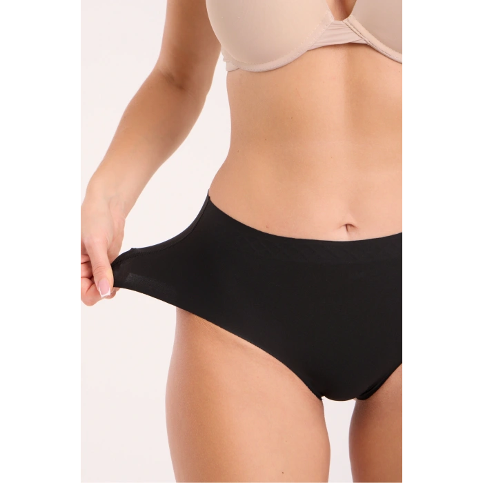 Lazer Kesim Görünmez Silikonlu Bato Külot Korse – İz Bırakmayan Yüksek Konforlu Model