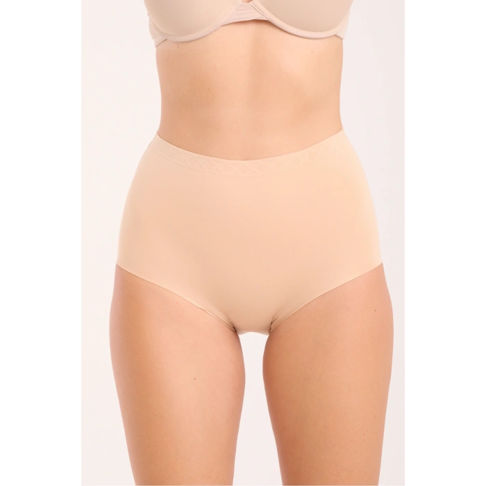 Lazer Kesim Yüksek Bel Bato Külot Korse Toparlayıcı ve Silikonlu Kaymaz Model