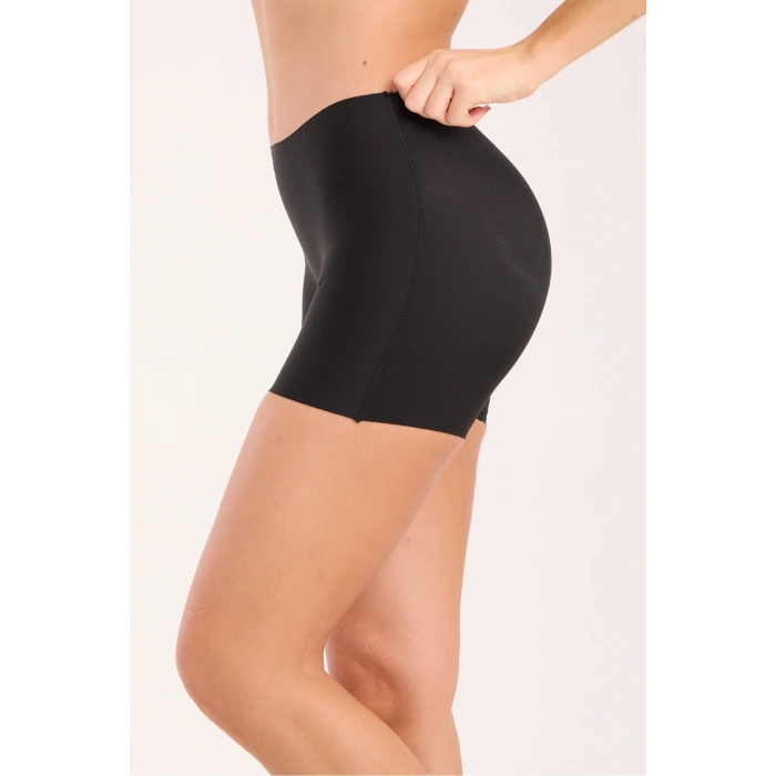 Toparlayıcı ve Sıkılaştırıcı Lazer Kesim Boxer - İz Yapmaz, Ten Renk Korse Etkili Külot