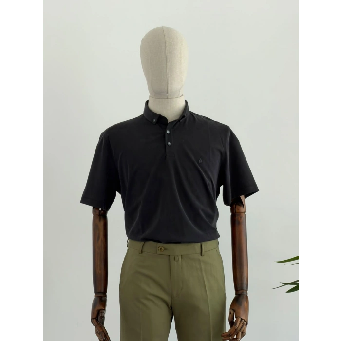 Haki Renk Kumaş Pantolon Slim Fit