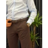 ACI KAHVE SLİM FİT KUMAŞ PANTOLON