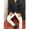 PARAŞÜT KUMAŞ PANTOLON BEYAZ