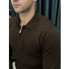 KAHVE POLO YAKA TRİKO