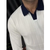 LACİVERT DETAYLI POLO YAKA TRİKO