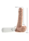 17cm Titreşimli 360 Rotasyonlu Gerçekçi Dildo Vibratör