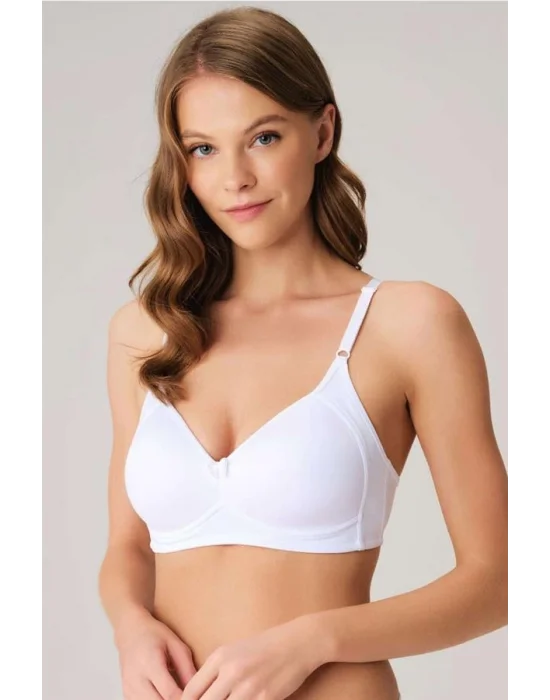 Kadın Balensiz Desteksiz Dolgusuz Toparlayıcı Yumuşak Süngerli Günlük Klasik Küçültücü Sütyen (3419)