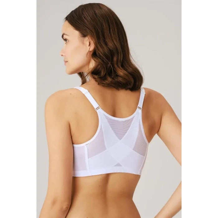 Kadın Toparlayıcı Minimizer Balensiz Desteksiz Dolgusuz Önden Açılan Sırt Destekli Medikal Sütyen (3651) Anıl