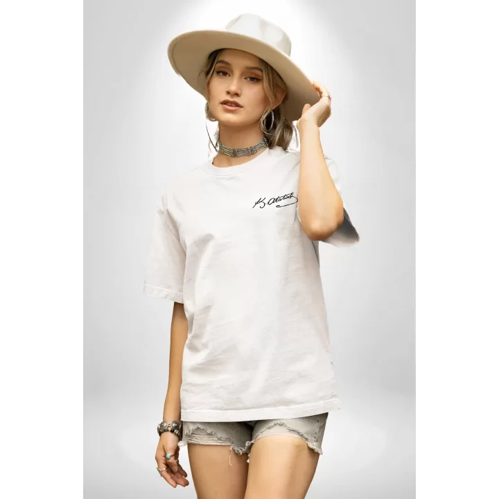 30 Ağustos Unisex Baskılı T-shirt - Beyaz