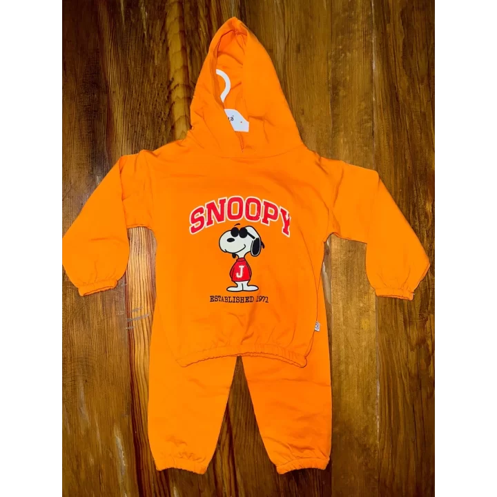 6-24 aylık snoopy takım turuncu