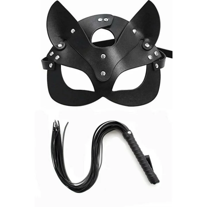Arias Closet Kırbaç Maske Deri İkili Takım