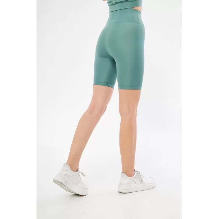 Biker Sporcu Şort - Mint Yeşil