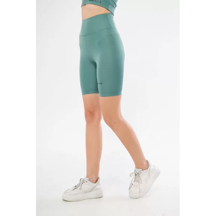Biker Sporcu Şort - Mint Yeşil
