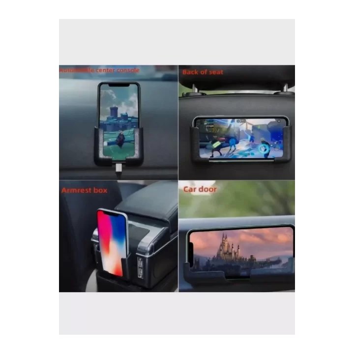 Çok Amaçlı Torpido Telefon Navigasyon ve Şarj Standı- Siyah