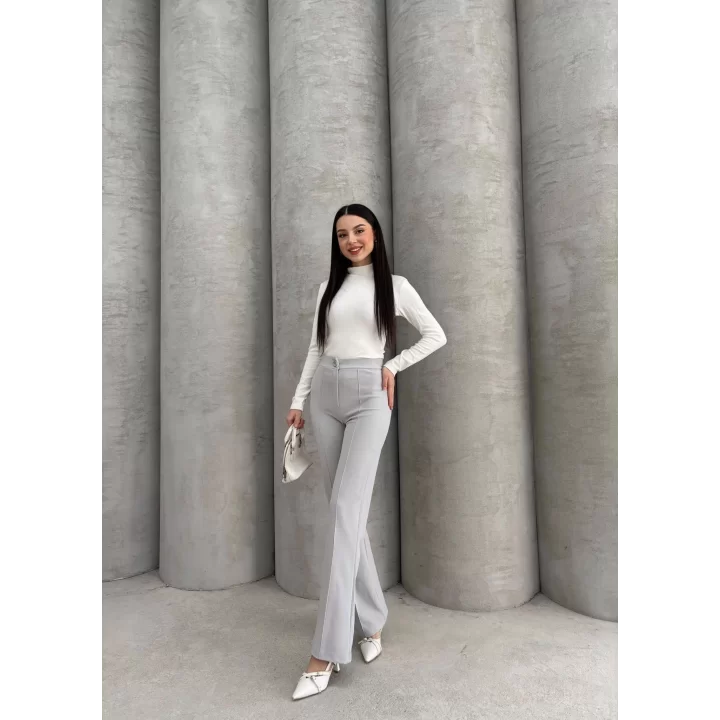 İthal krep kumaş palazzo pantolon