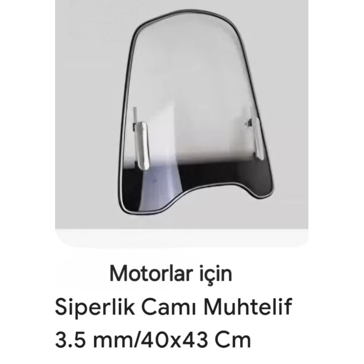 Motor Siperlik Camı - Şeffaf