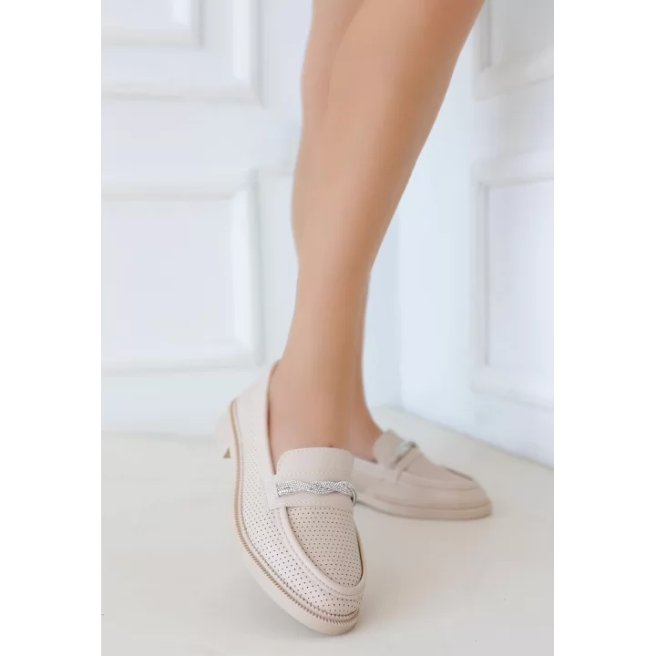 Woni Bej Cilt Babet Ayakkabı
