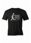 24 Kasım Öğretmenler Baskılı T-shirt - Siyah
