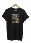 24 Kasım Öğretmenler Günü Baskılı T-shirt - Siyah