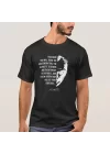 24 Kasım Öğretmenler Günü Baskılı T-shirt - Siyah