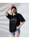 Angeles baskılı tişört