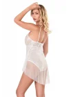 Arias Closet Ekru Jakarlı Bodysuit Gecelik