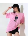 Ayıcıklı oversize tişört